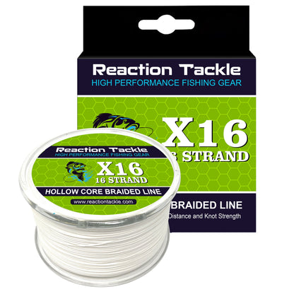 Reaction Tackle Hollow Core - 16 Strand Braided Fishing Line - Tampa Home & Garden Store