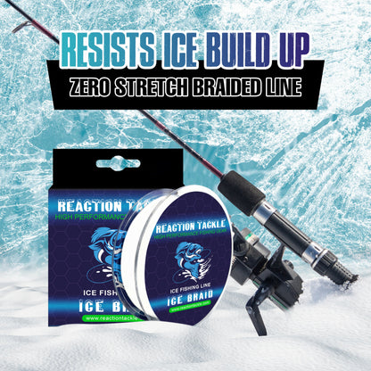 Reaction Tackle Ice Fishing Braided line - 8 Strand - Tampa Home & Garden Store