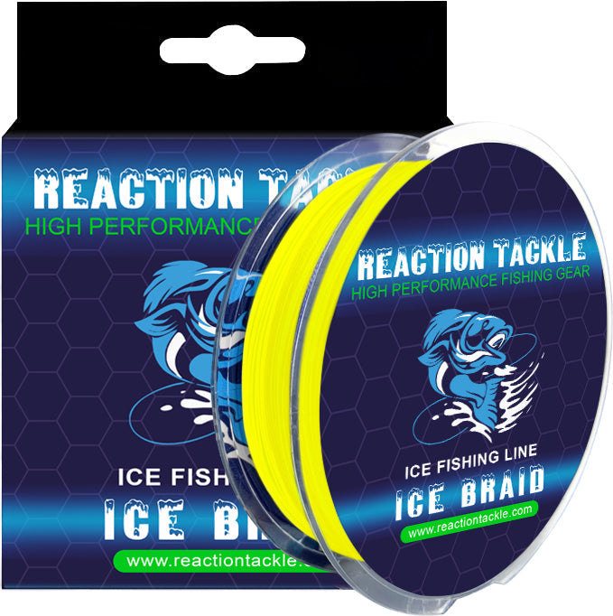 Reaction Tackle Ice Fishing Braided line - 8 Strand - Tampa Home & Garden Store