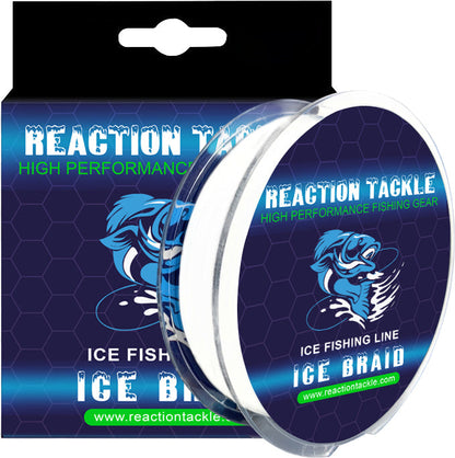 Reaction Tackle Ice Fishing Braided line - 8 Strand - Tampa Home & Garden Store
