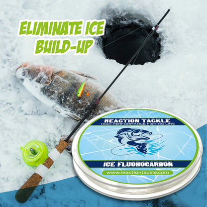 Reaction Tackle Ice Fluorocarbon Fishing Line or Leader - Tampa Home & Garden Store