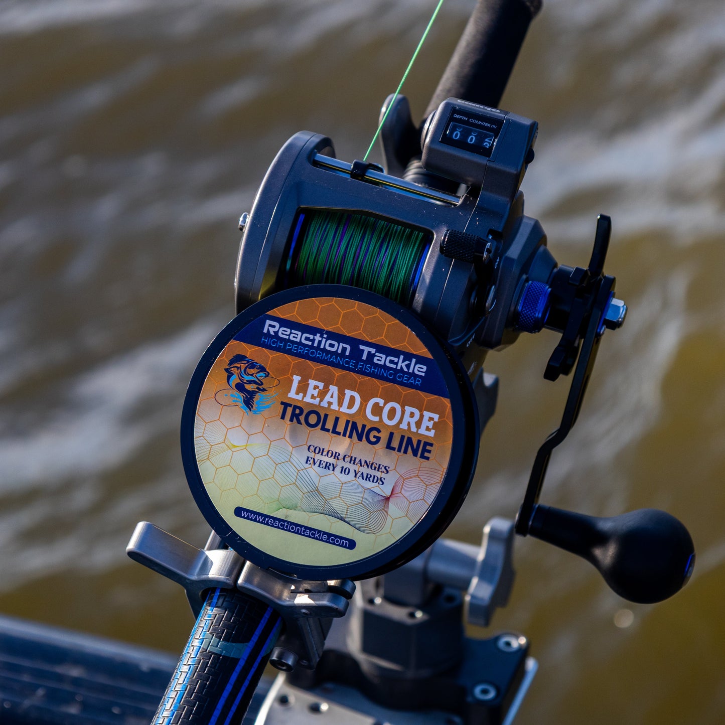 Reaction Tackle Lead Core Metered Trolling Braided Line - Tampa Home & Garden Store