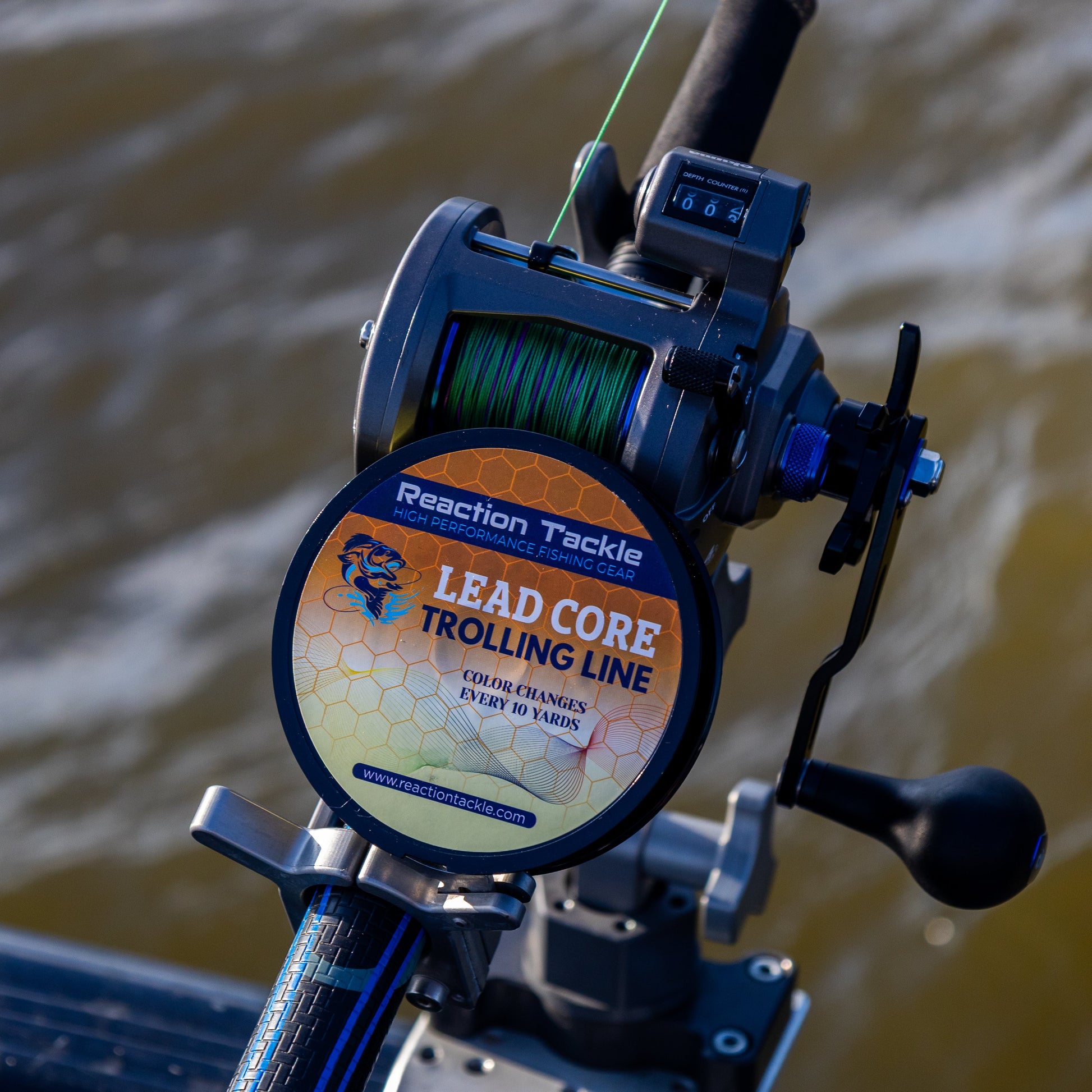 Reaction Tackle Lead Core Metered Trolling Braided Line - Tampa Home & Garden Store