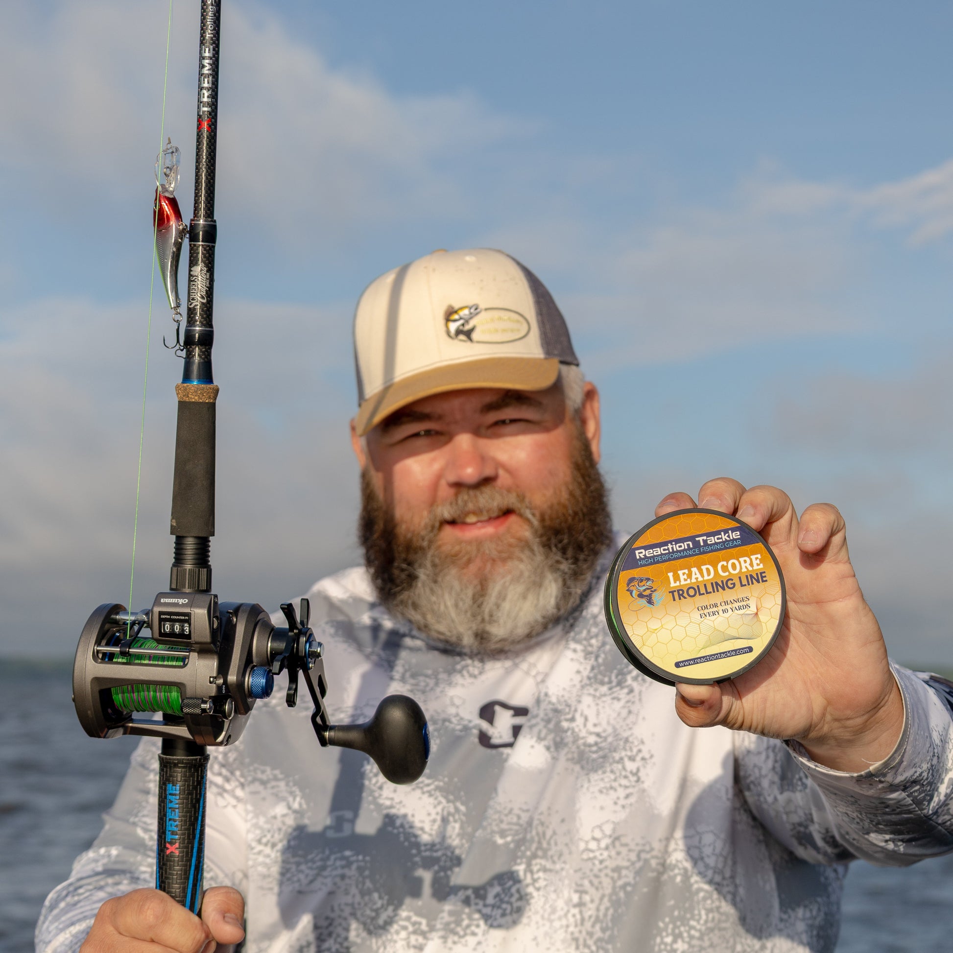 Reaction Tackle Lead Core Metered Trolling Braided Line - Tampa Home & Garden Store