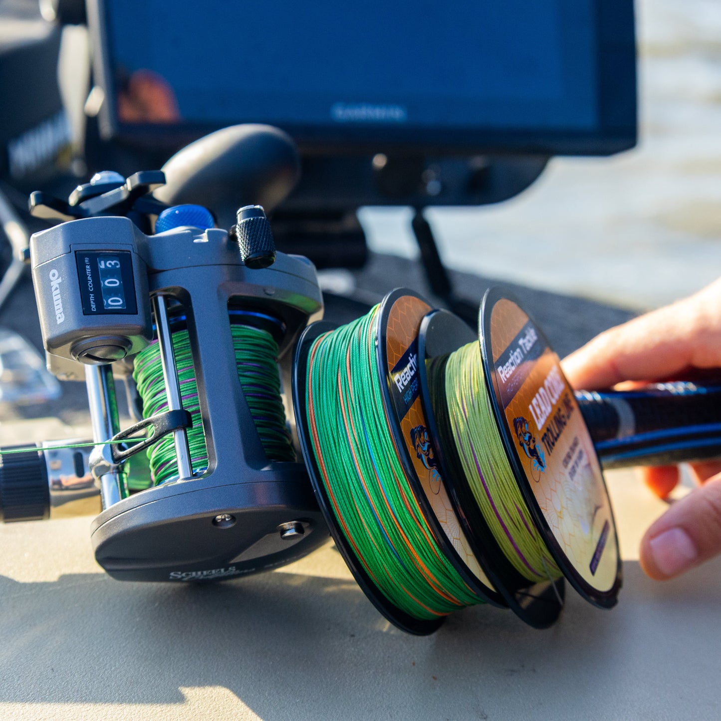Reaction Tackle Lead Core Metered Trolling Braided Line - Tampa Home & Garden Store