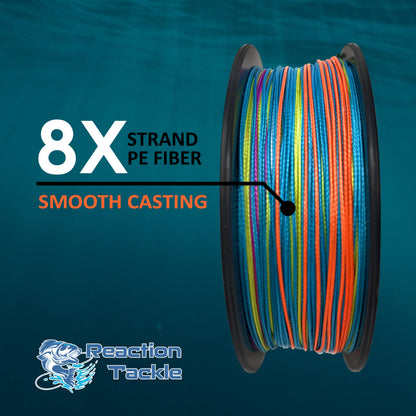 Reaction Tackle Lead Core Metered Trolling Braided Line - Tampa Home & Garden Store
