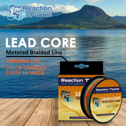 Reaction Tackle Lead Core Metered Trolling Braided Line - Tampa Home & Garden Store