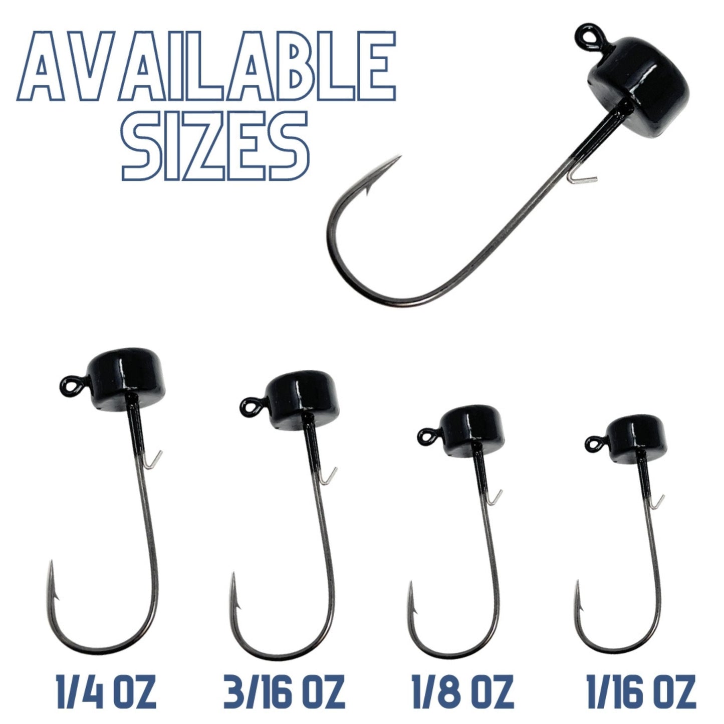 Reaction Tackle Lead Ned Rig - Shroom Jigs (25-Pack) - Tampa Home & Garden Store