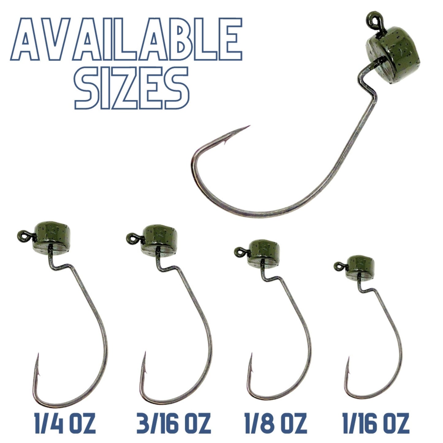 Reaction Tackle Lead Ned Rig - Shroom Jigs (25-Pack) - Tampa Home & Garden Store