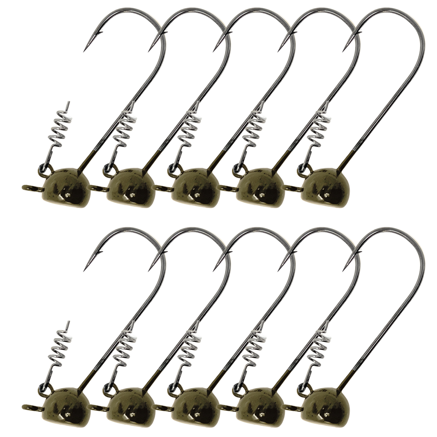 Reaction Tackle Lead Stand-Up Shaky Head Jigs (10 pack) - Tampa Home & Garden Store