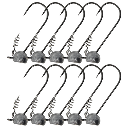 Reaction Tackle Lead Stand-Up Shaky Head Jigs (10 pack) - Tampa Home & Garden Store