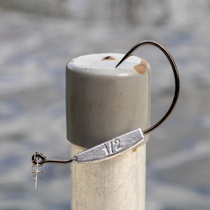 Reaction Tackle Lead Weighted Swimbait Hooks (10-PACK) - Tampa Home & Garden Store
