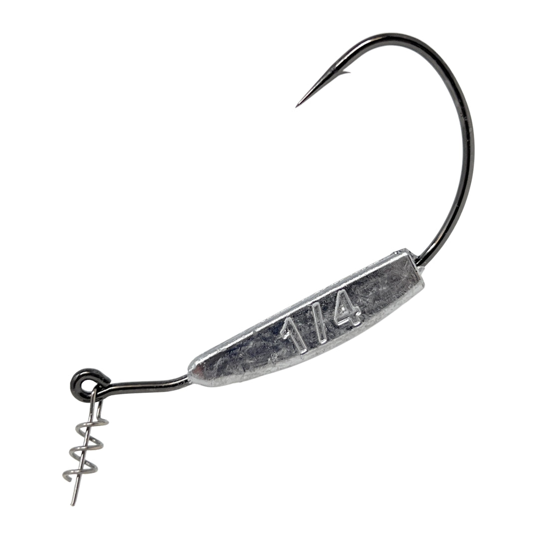 Reaction Tackle Lead Weighted Swimbait Hooks (10-PACK) - Tampa Home & Garden Store