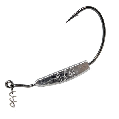 Reaction Tackle Lead Weighted Swimbait Hooks (10-PACK) - Tampa Home & Garden Store