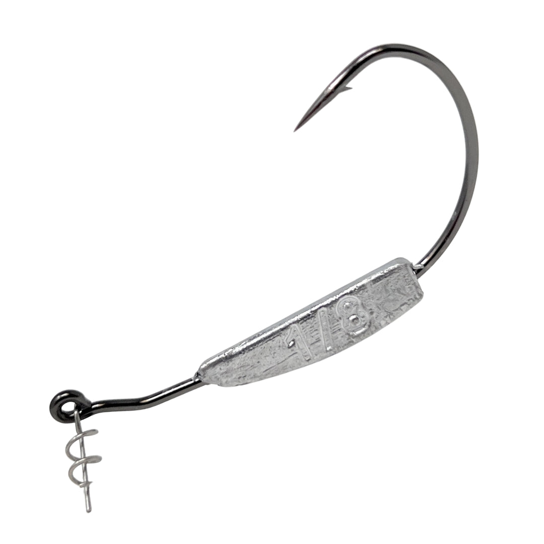 Reaction Tackle Lead Weighted Swimbait Hooks (10-PACK) - Tampa Home & Garden Store