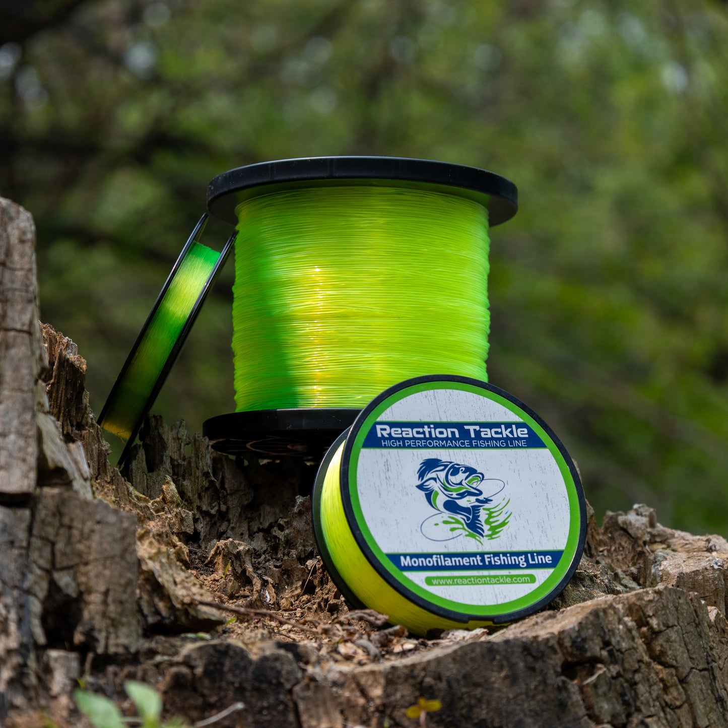 Reaction Tackle Nylon Monofilament Fishing Line - 1 Pound Jumbo Spools - Tampa Home & Garden Store