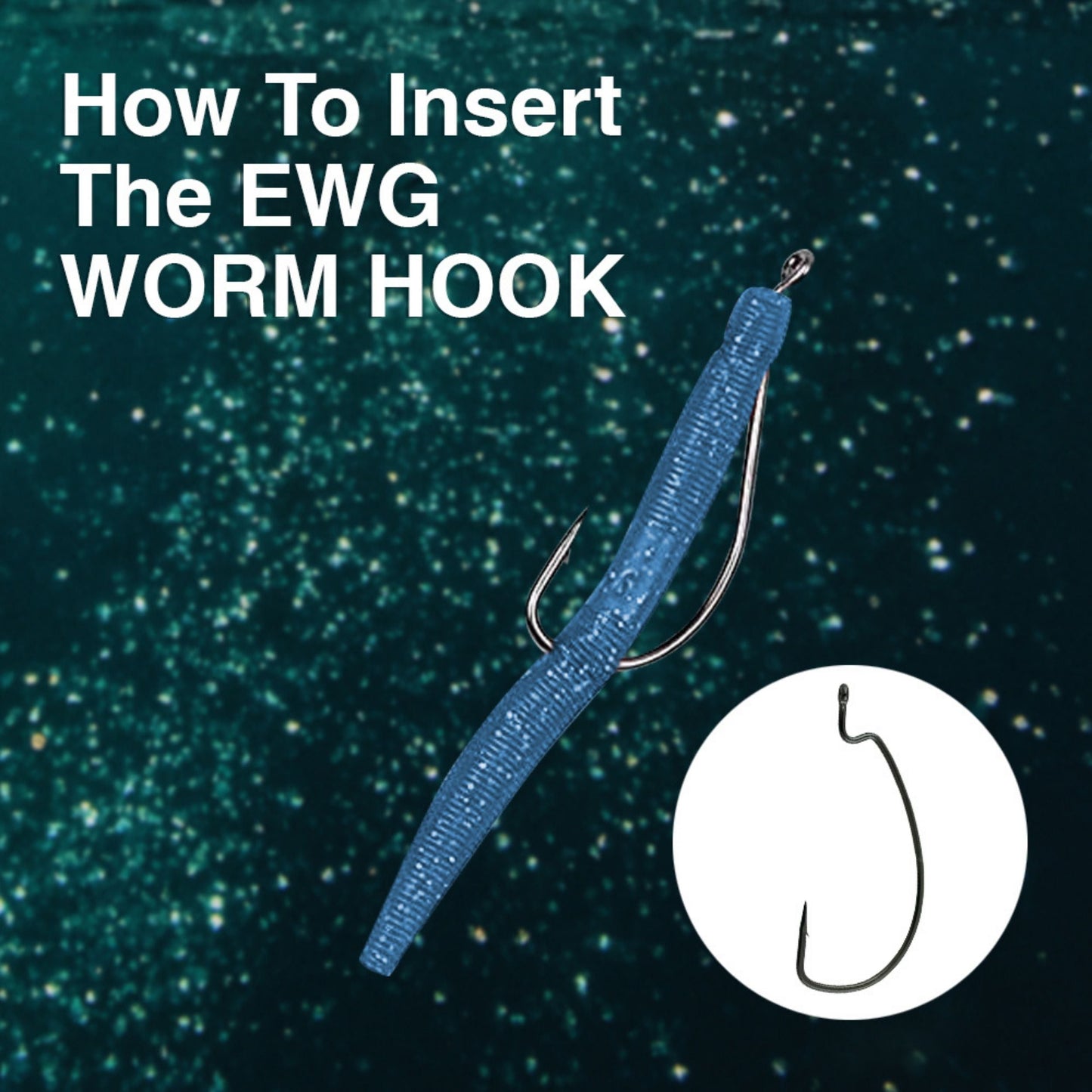 Reaction Tackle Offset EWG Worm Hooks (25-Pack) - Tampa Home & Garden Store