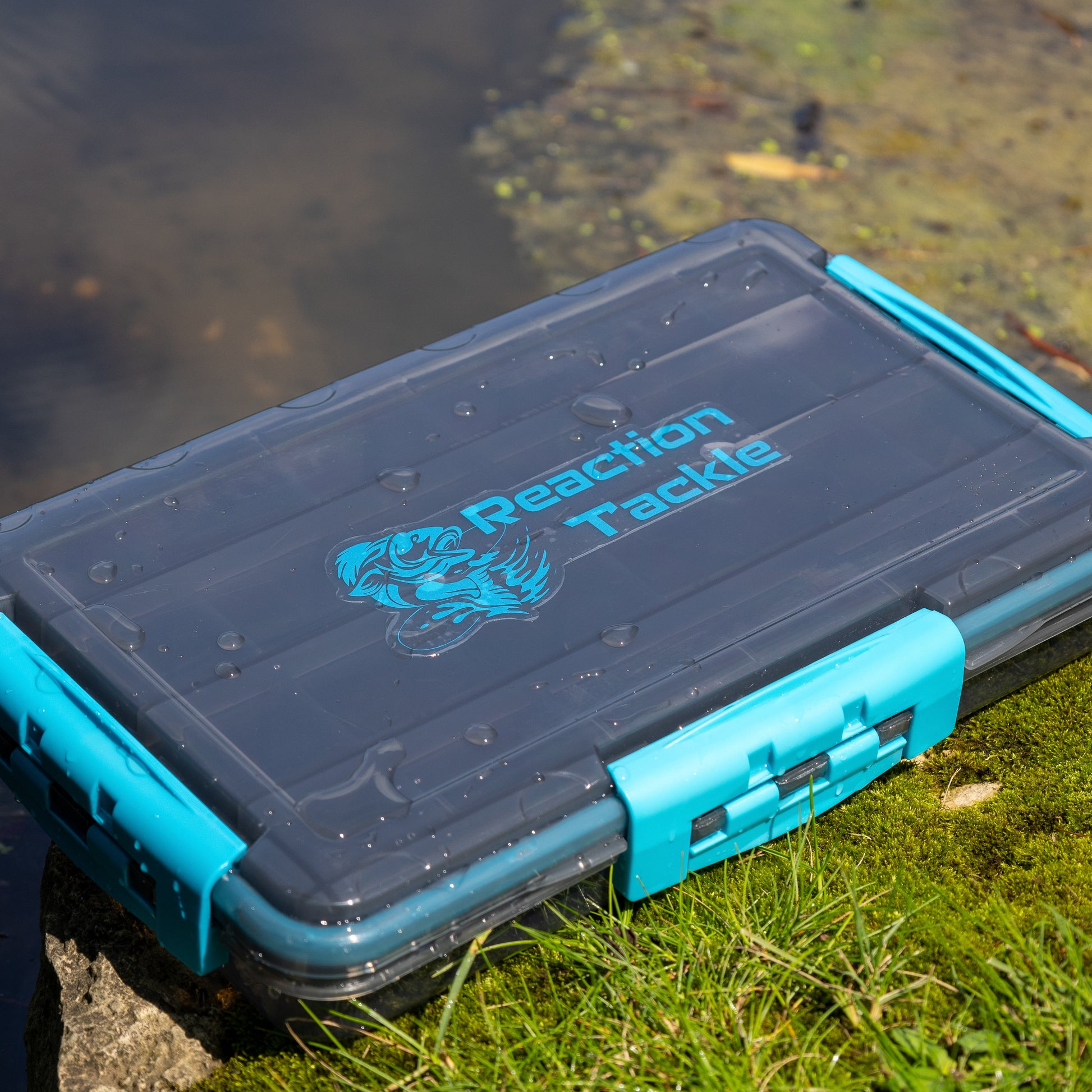 Reaction Tackle Premium Tackle Tray- High Performance and Waterproof with 3 Resilient Clips - Tampa Home & Garden Store