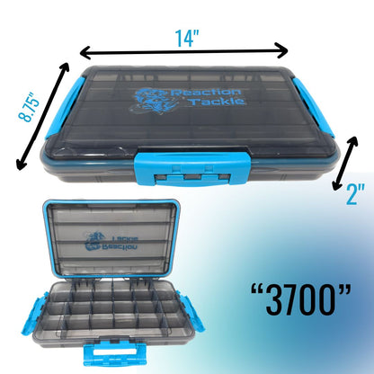 Reaction Tackle Premium Tackle Tray- High Performance and Waterproof with 3 Resilient Clips - Tampa Home & Garden Store