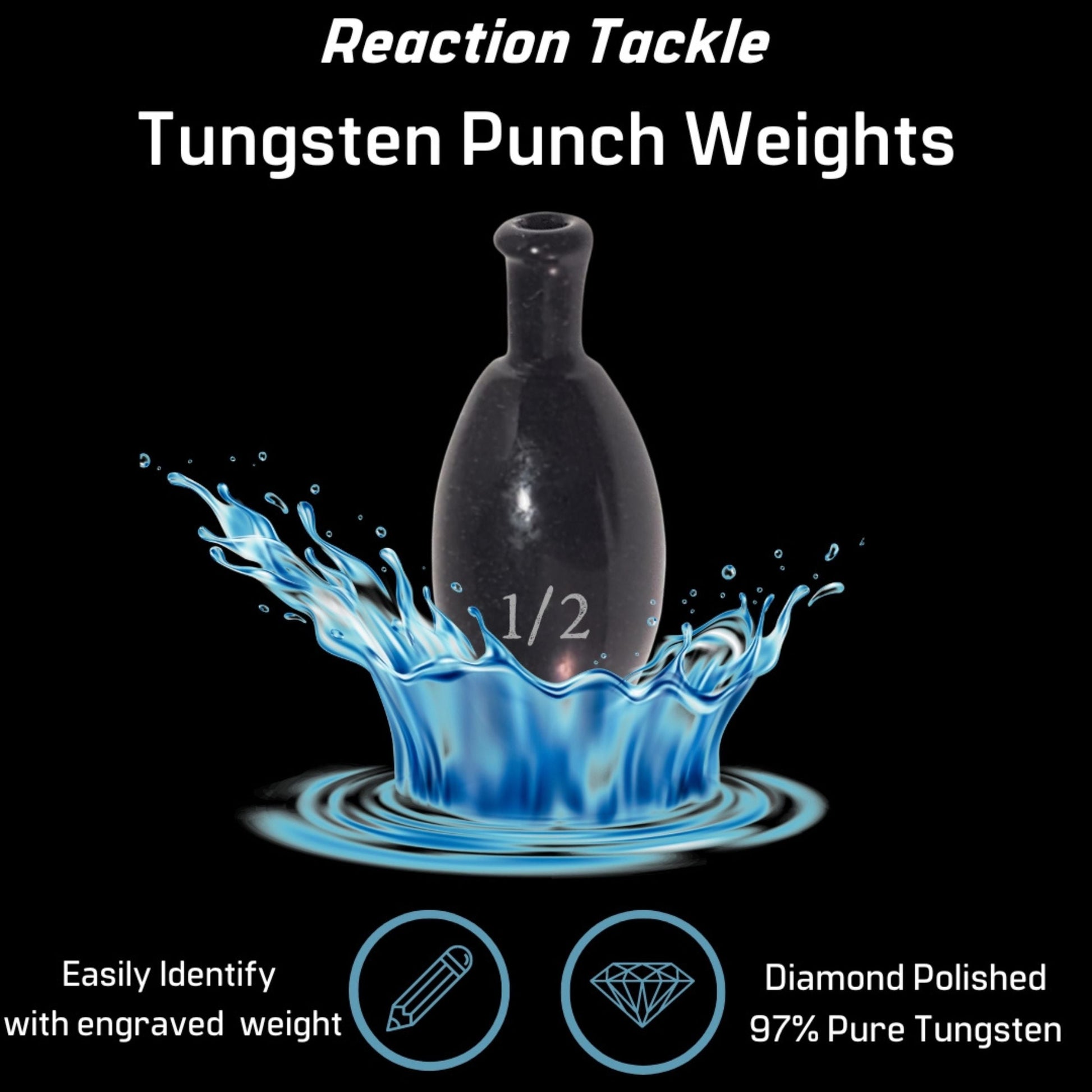 Reaction Tackle Punch Weights/ Tungsten Sinkers - Tampa Home & Garden Store