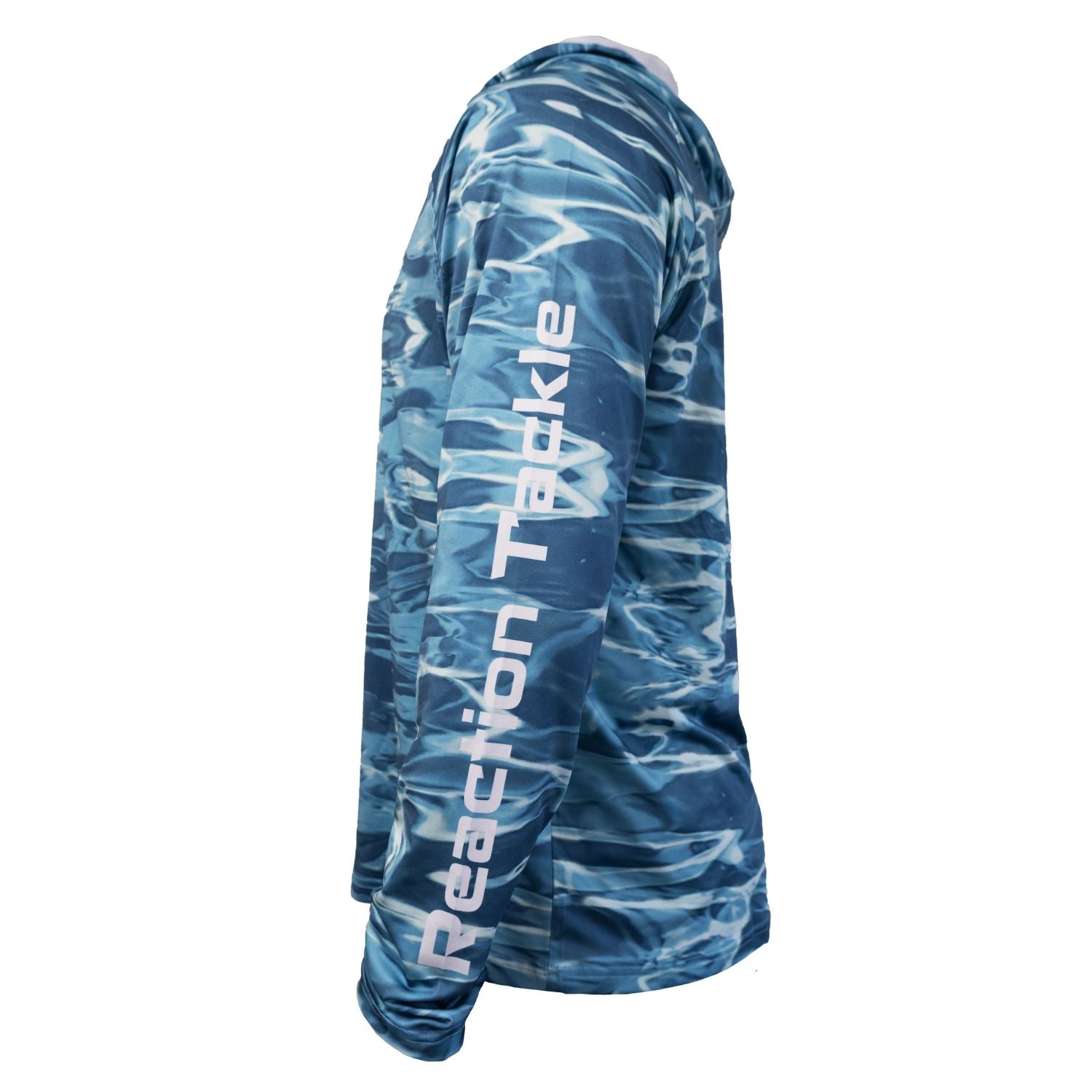 Reaction Tackle SPF UPF 50+ Long Sleeve Hooded Fishing Shirt - Tampa Home & Garden Store