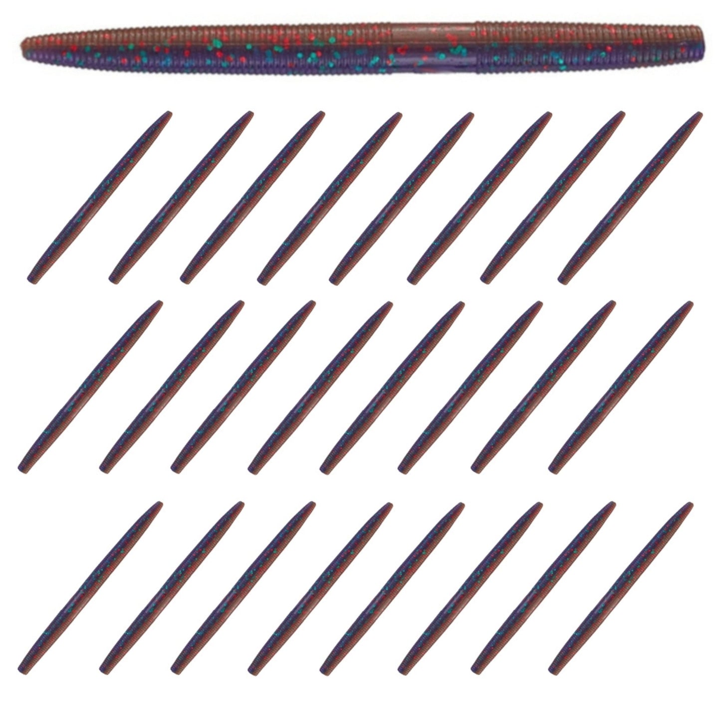 Reaction Tackle Soft Plastic Wacky Worms 5.5in - 24 Pack - Tampa Home & Garden Store