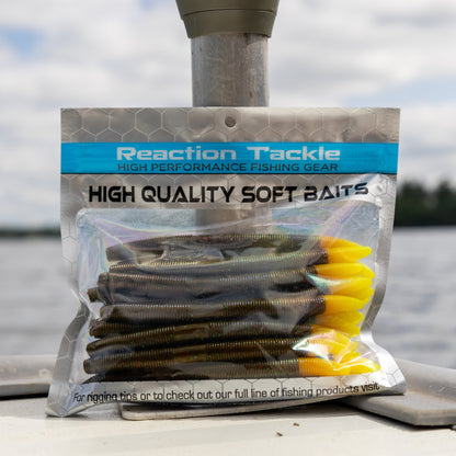 Reaction Tackle Soft Plastic Wacky Worms 5.5in - 24 Pack - Tampa Home & Garden Store