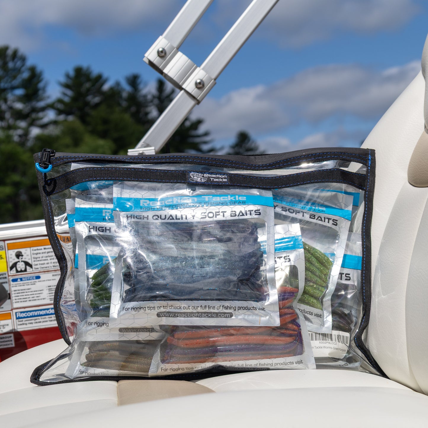 Reaction Tackle Soft Plastic Wacky Worms 5.5in - 24 Pack - Tampa Home & Garden Store