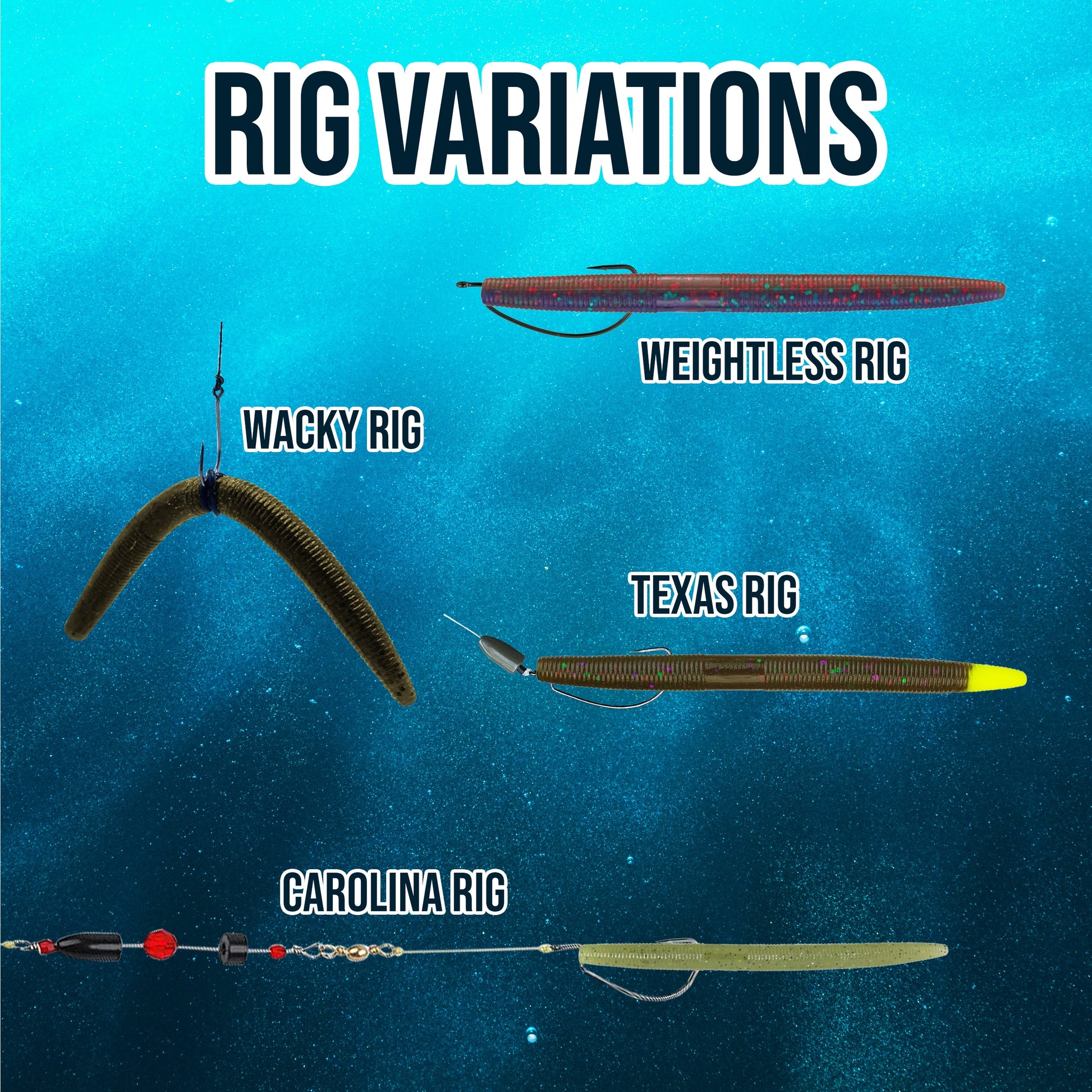 Reaction Tackle Soft Plastic Wacky Worms 5.5in - 24 Pack - Tampa Home & Garden Store