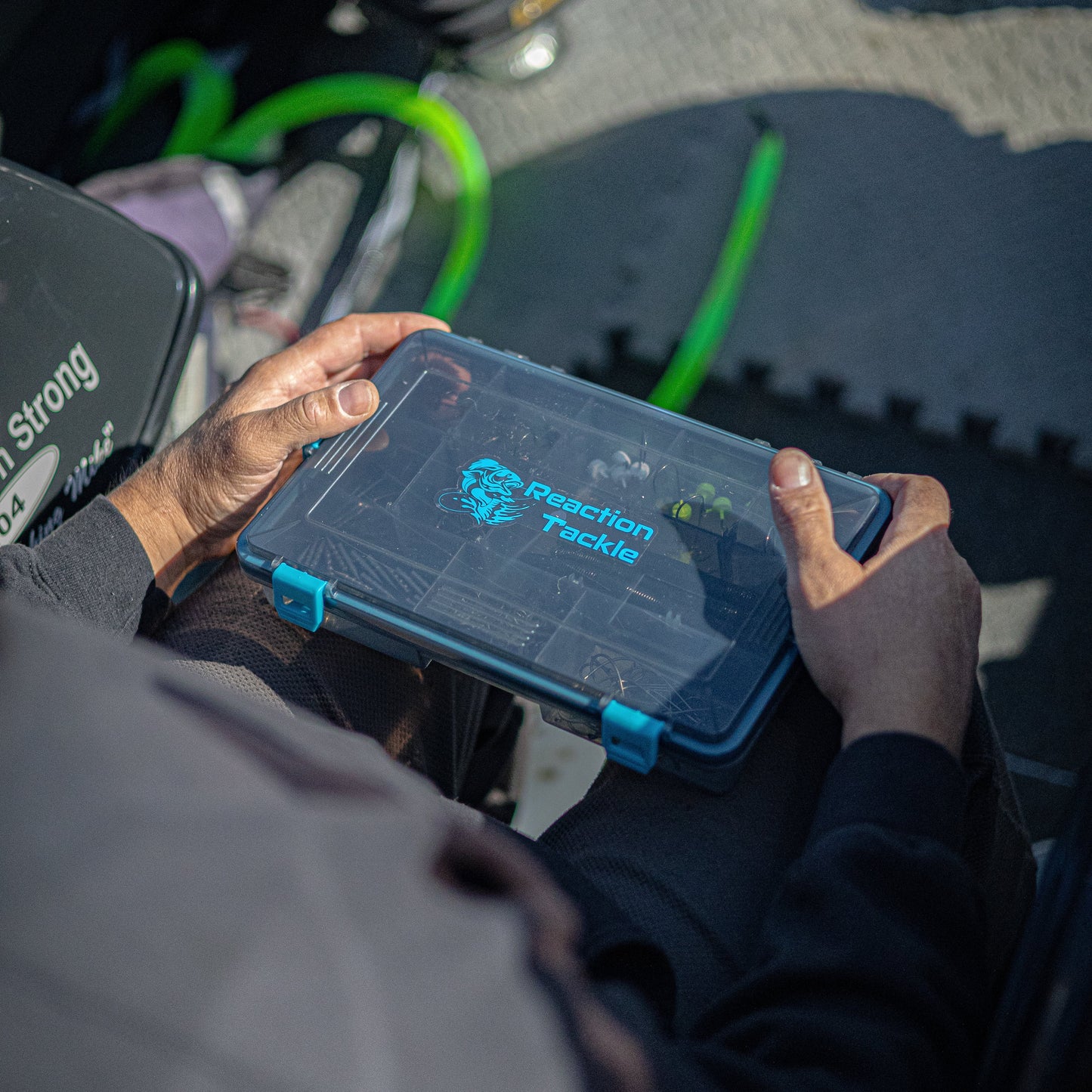 Reaction Tackle Standard Tackle Tray- Sturdy and Waterproof with 4 Reliable Clips - Tampa Home & Garden Store