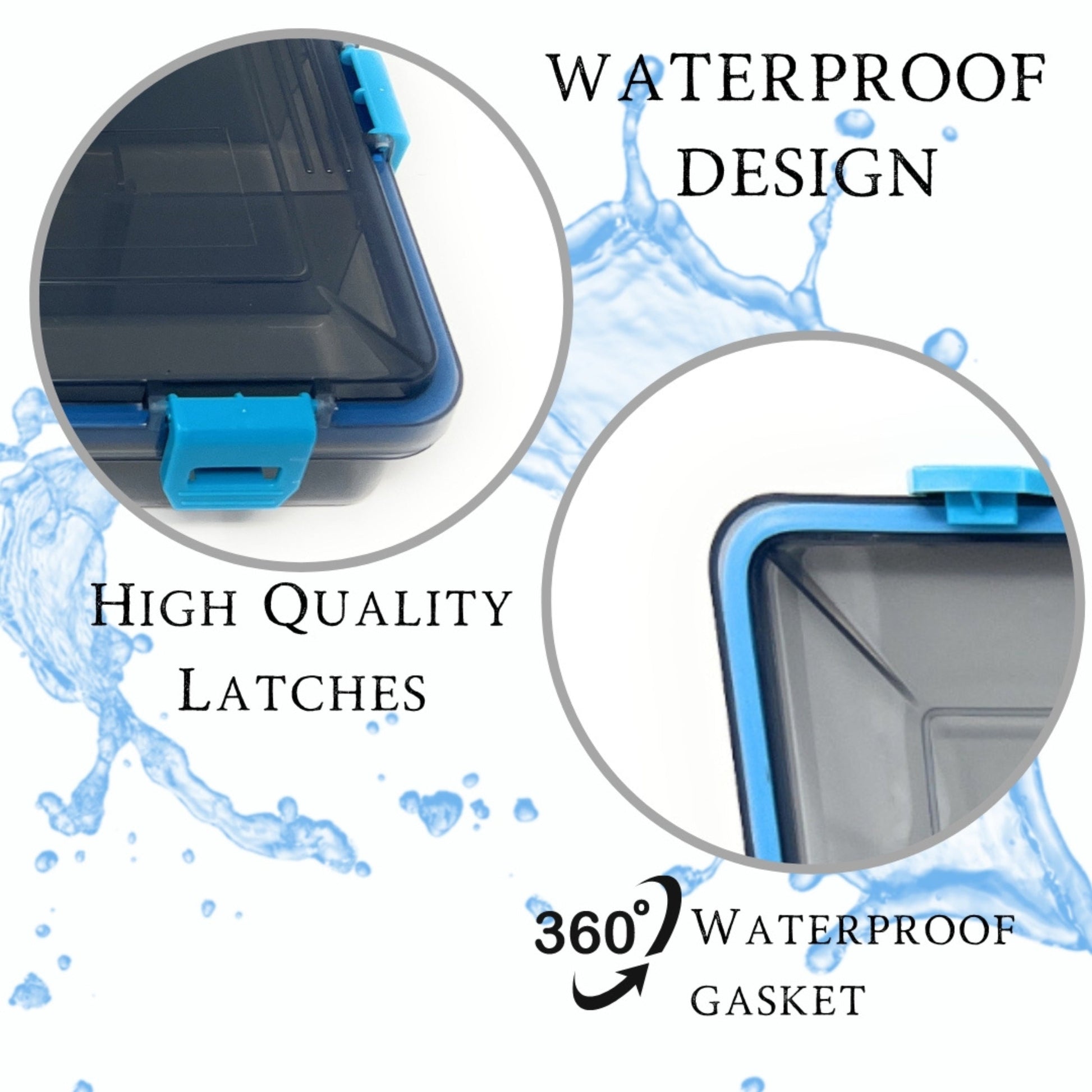 Reaction Tackle Standard Tackle Tray- Sturdy and Waterproof with 4 Reliable Clips - Tampa Home & Garden Store
