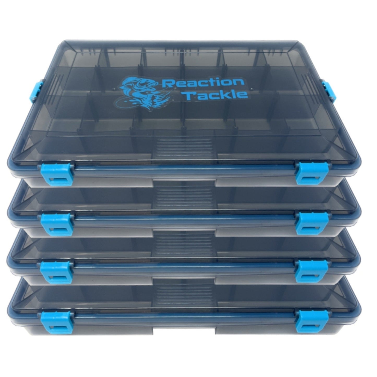 Reaction Tackle Standard Tackle Tray- Sturdy and Waterproof with 4 Reliable Clips - Tampa Home & Garden Store