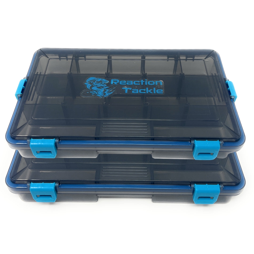 Reaction Tackle Standard Tackle Tray- Sturdy and Waterproof with 4 Reliable Clips - Tampa Home & Garden Store