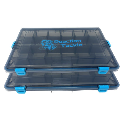 Reaction Tackle Standard Tackle Tray- Sturdy and Waterproof with 4 Reliable Clips - Tampa Home & Garden Store