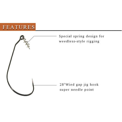 Reaction Tackle Swimbait Hooks (10 or 25-Packs) - Tampa Home & Garden Store