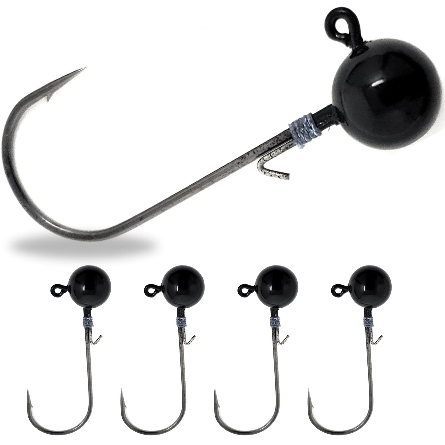 Reaction Tackle Tungsten Ball Jig Heads (5-Pack) - Tampa Home & Garden Store