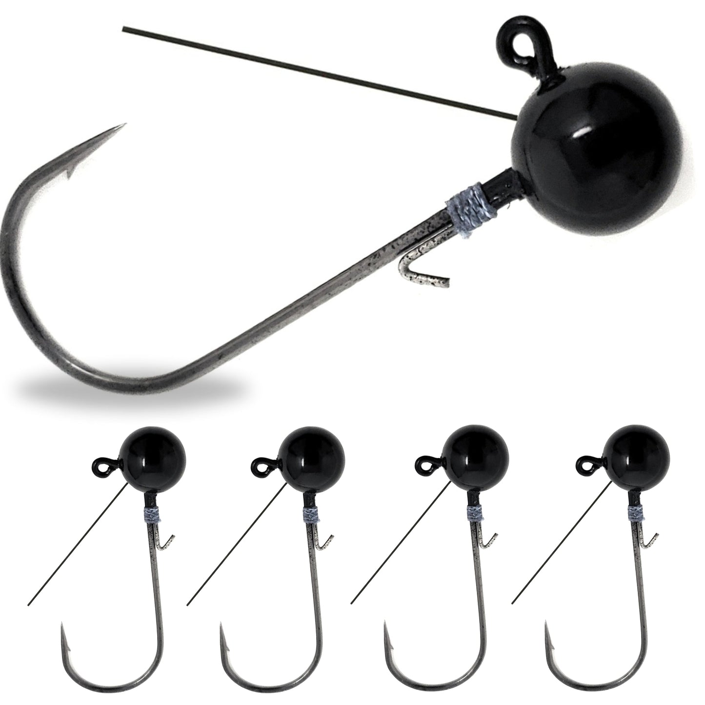 Reaction Tackle Tungsten Ball Jig Heads (5-Pack) - Tampa Home & Garden Store