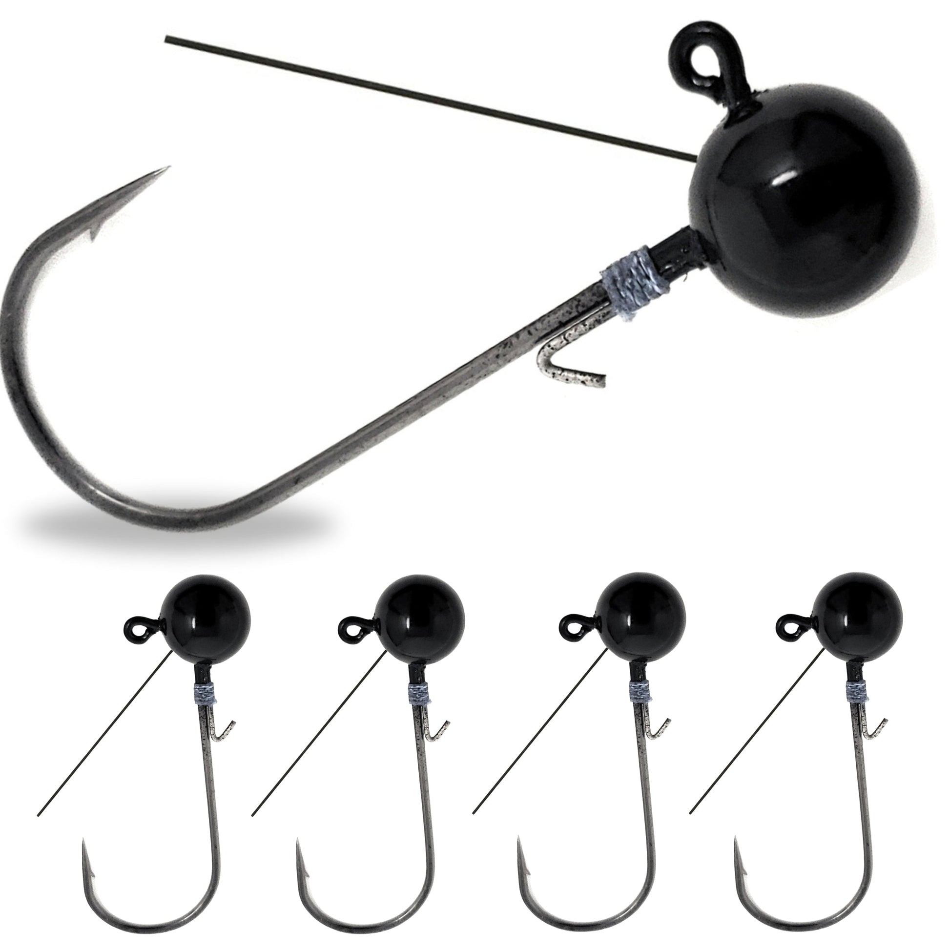 Reaction Tackle Tungsten Ball Jig Heads (5-Pack) - Tampa Home & Garden Store