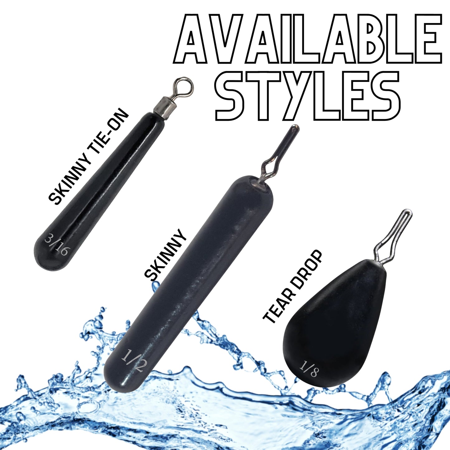 Reaction Tackle Tungsten Drop Shot Weights - Tampa Home & Garden Store
