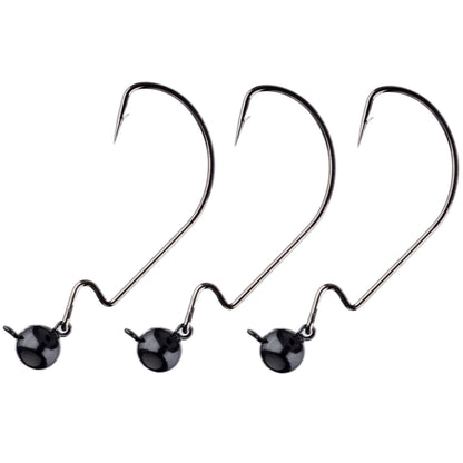 Reaction Tackle Tungsten Football/Swing Jig Heads- 3-Pack - Tampa Home & Garden Store