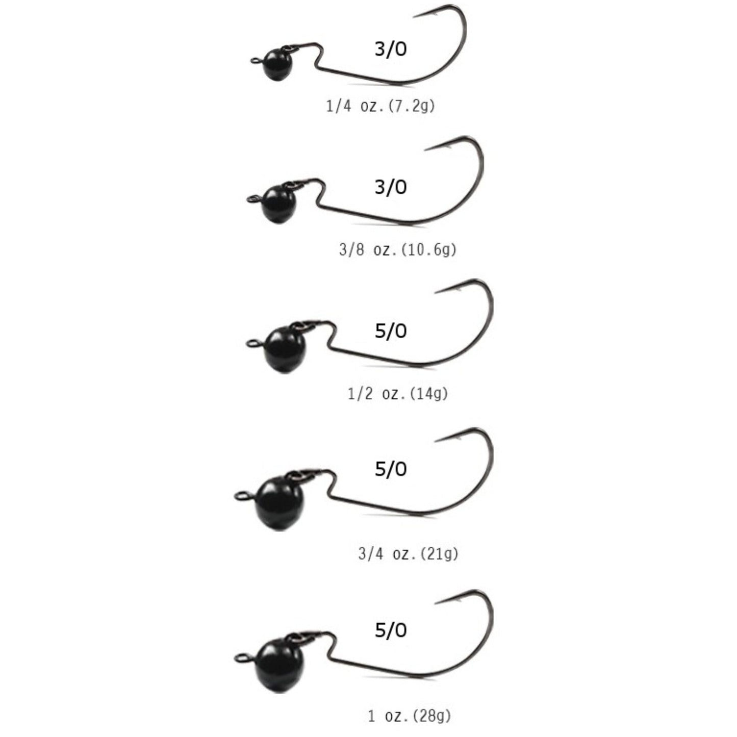 Reaction Tackle Tungsten Football/Swing Jig Heads- 3-Pack - Tampa Home & Garden Store