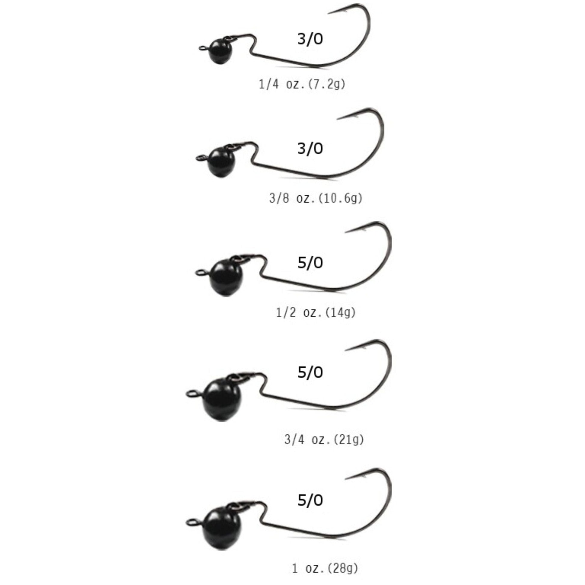 Reaction Tackle Tungsten Football/Swing Jig Heads- 3-Pack - Tampa Home & Garden Store