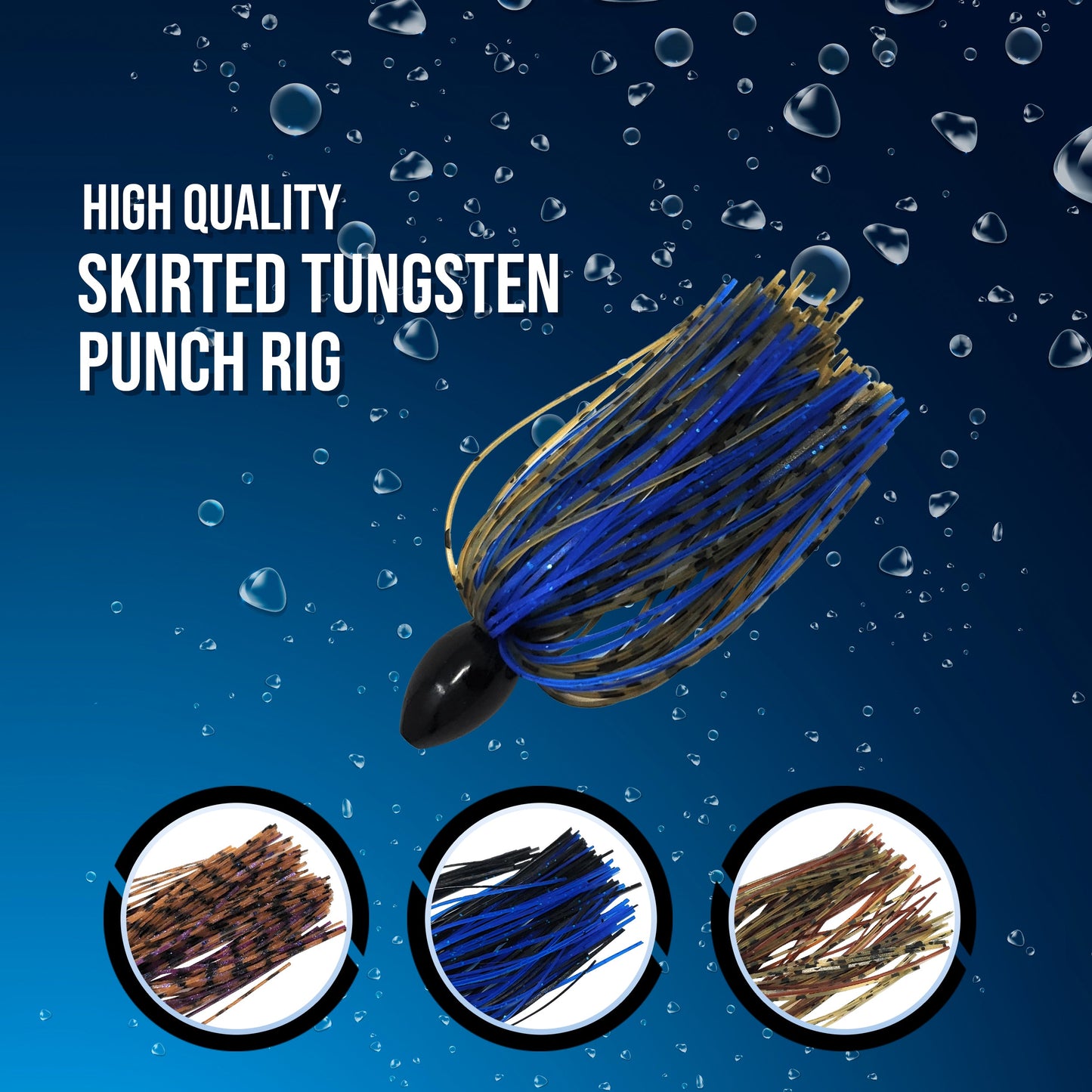 Reaction Tackle Tungsten Punch Rig/Punch Weight with Skirt - Tampa Home & Garden Store