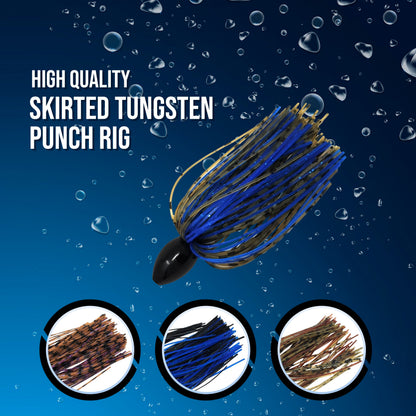 Reaction Tackle Tungsten Punch Rig/Punch Weight with Skirt - Tampa Home & Garden Store