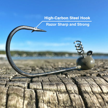 Reaction Tackle Tungsten Shaky Head Jigs 5-Pack - Tampa Home & Garden Store