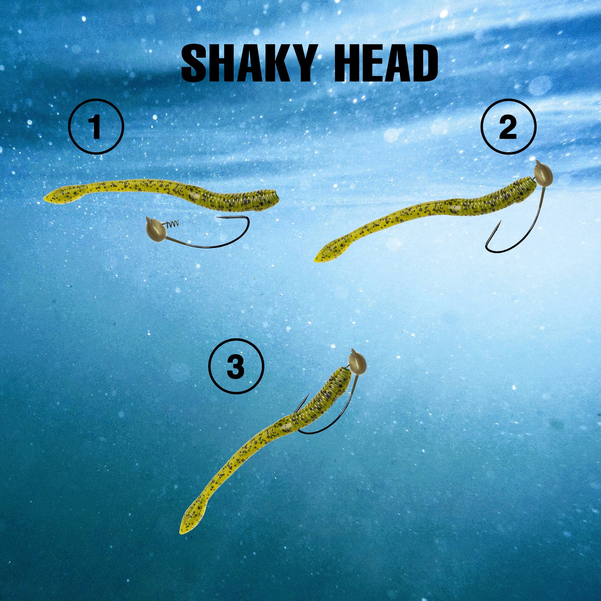 Reaction Tackle Tungsten Shaky Head Jigs 5-Pack - Tampa Home & Garden Store