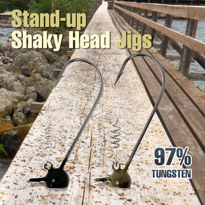 Reaction Tackle Tungsten Stand-Up Shaky Head Jigs (5 pack) - Tampa Home & Garden Store