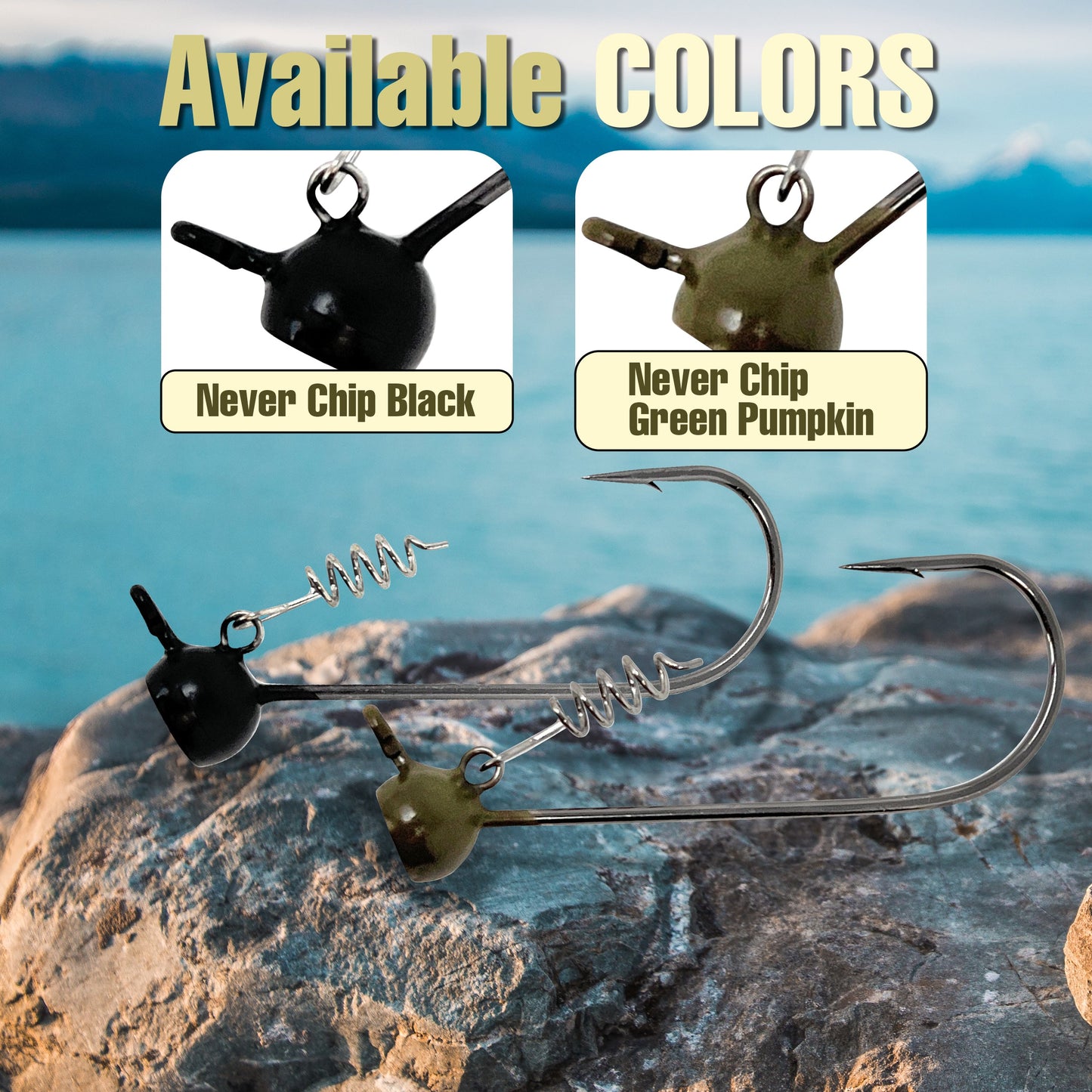 Reaction Tackle Tungsten Stand-Up Shaky Head Jigs (5 pack) - Tampa Home & Garden Store