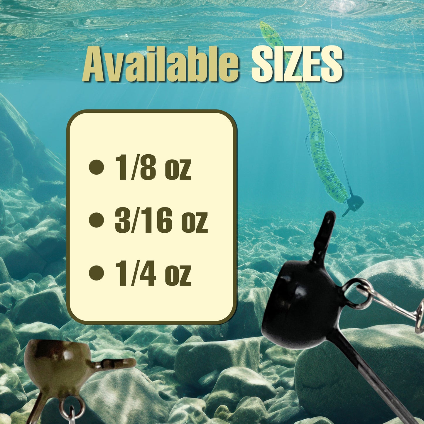 Reaction Tackle Tungsten Stand-Up Shaky Head Jigs (5 pack) - Tampa Home & Garden Store