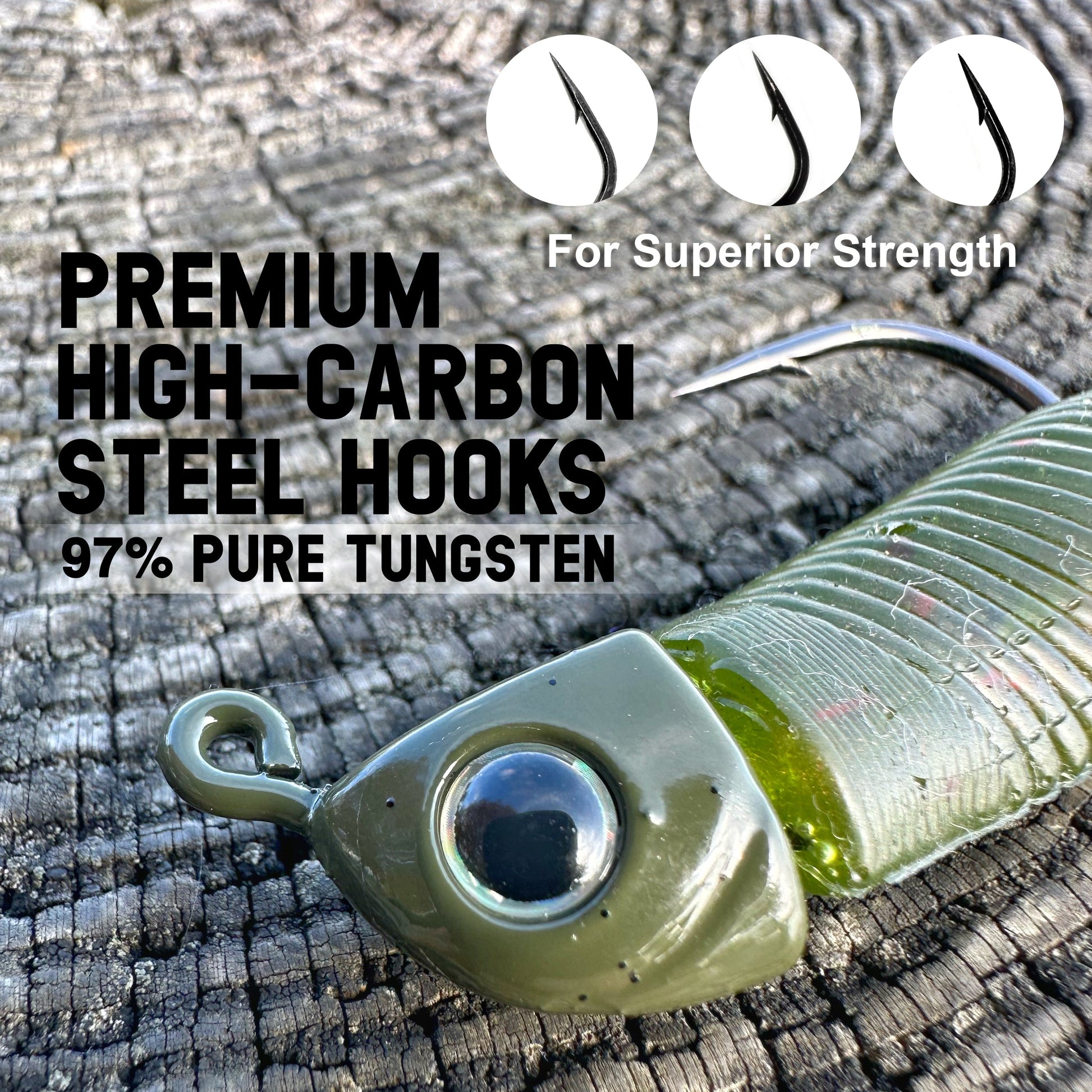 Reaction Tackle Tungsten Swimbait Jig Heads (5-Pack) - Tampa Home & Garden Store